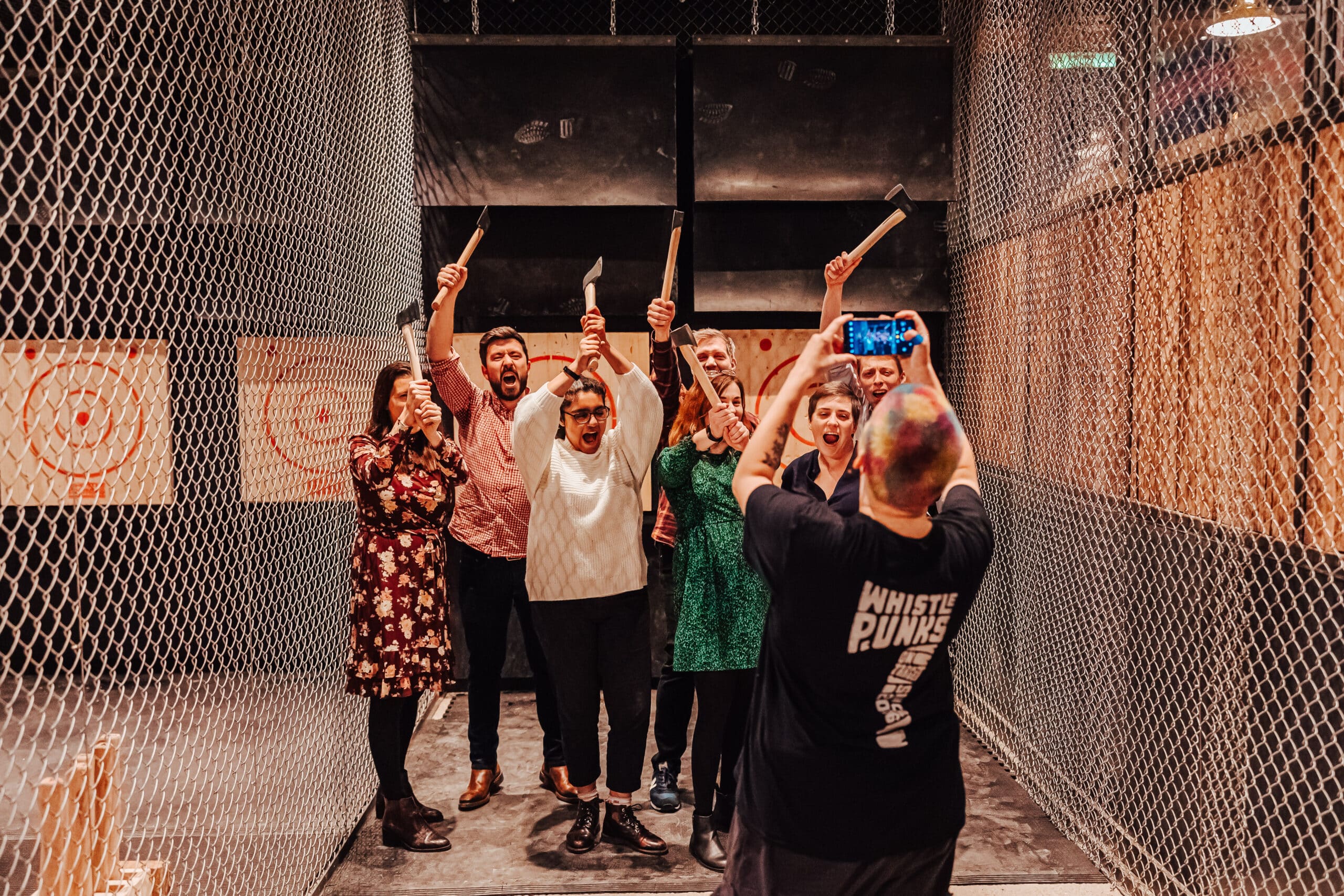 Axe Throwing London Red Cactus Events