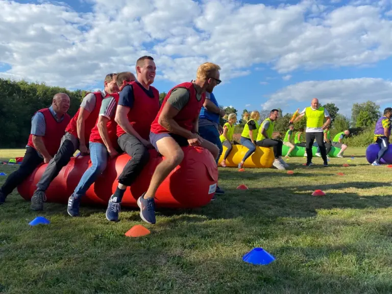 Sports Day inflatable sausage race