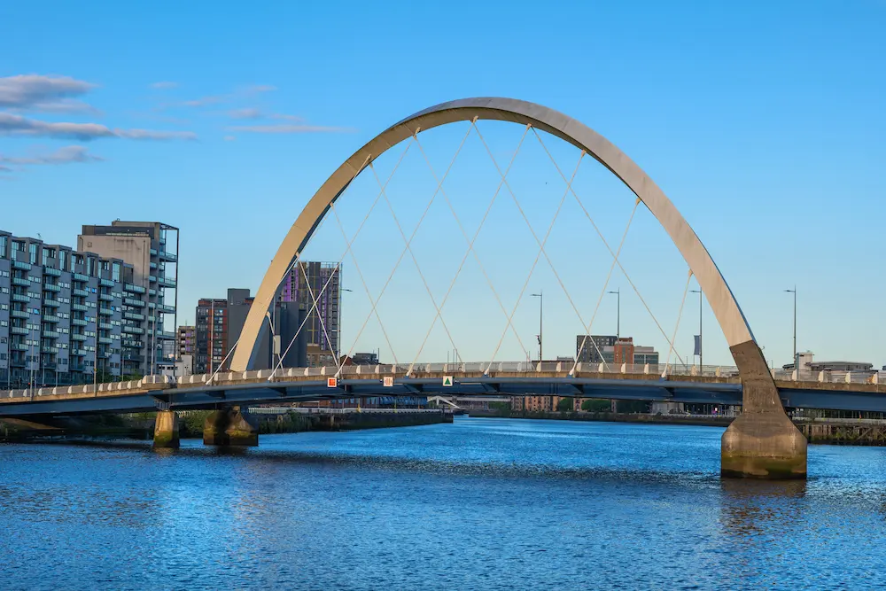 Clyde Arc Bridge Glasgow