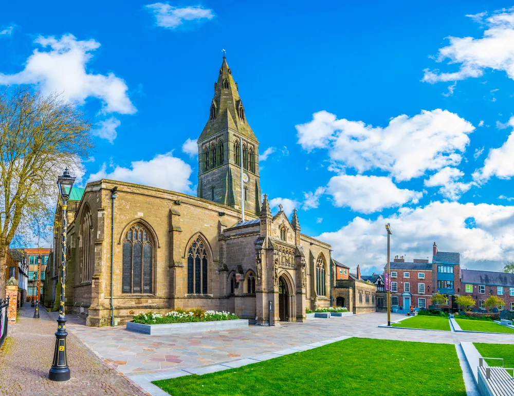 Cathedral in Leicester, England
