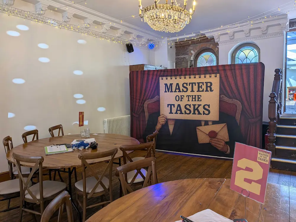 Master of the tasks event setup